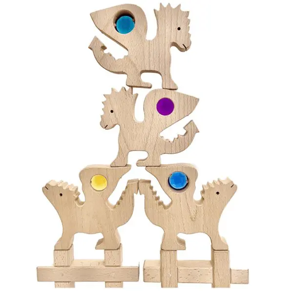 Wooden Gem Dragons Papoose