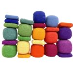 Colorful Goethe Felt Shapes Tray