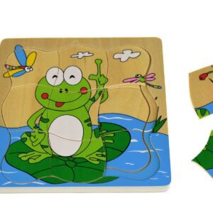 Frog Lifecycle 4 Layers Puzzle by Kaper Kidz
