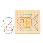 Rubber Band Geoboard by Tooky Toy