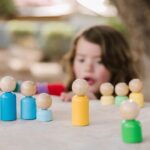 Rainbow Family Peg Doll Sets