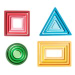 Wooden Rainbow Shape Blocks