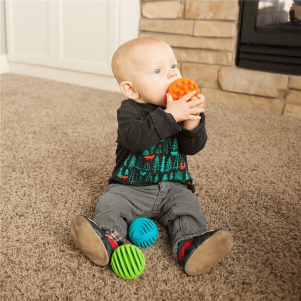 Sensory Rollers (Baby Sensory Balls) by Fat Brain Toys - Image 3