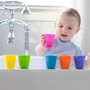 Suction Kupz (Squishable Stacking Cups) by Fat Brain Toys