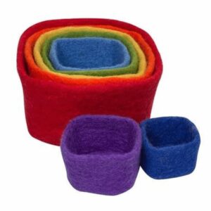 Rainbow Stacking Cubes