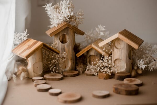 Light Tree Log Houses