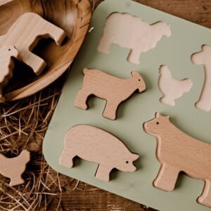 Wooden Puzzle (Farm) by Astrup