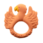 orange parrot teether