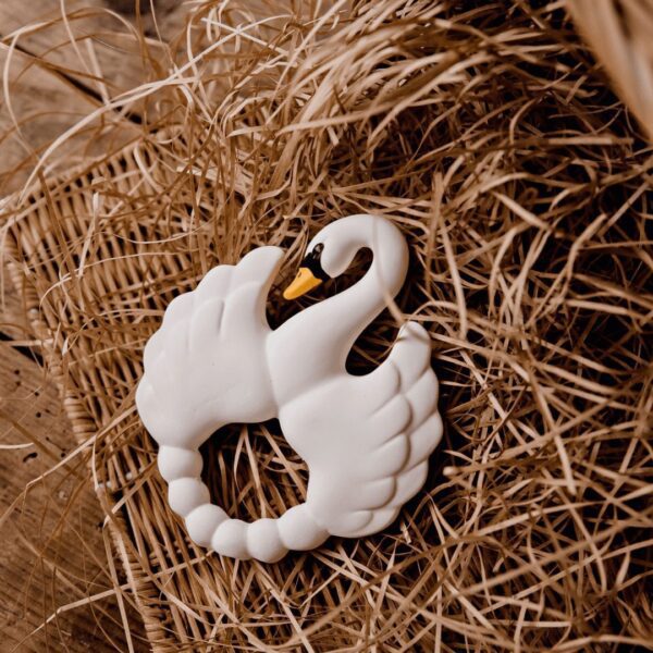 Natruba Teether White Swan