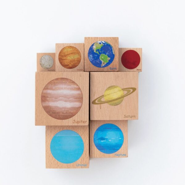 Wooden Planets kids learning