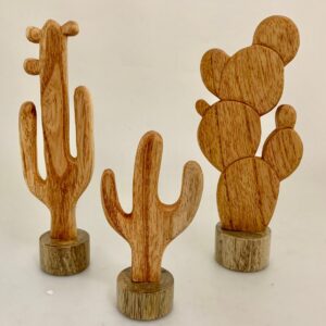 Wooden Cactus