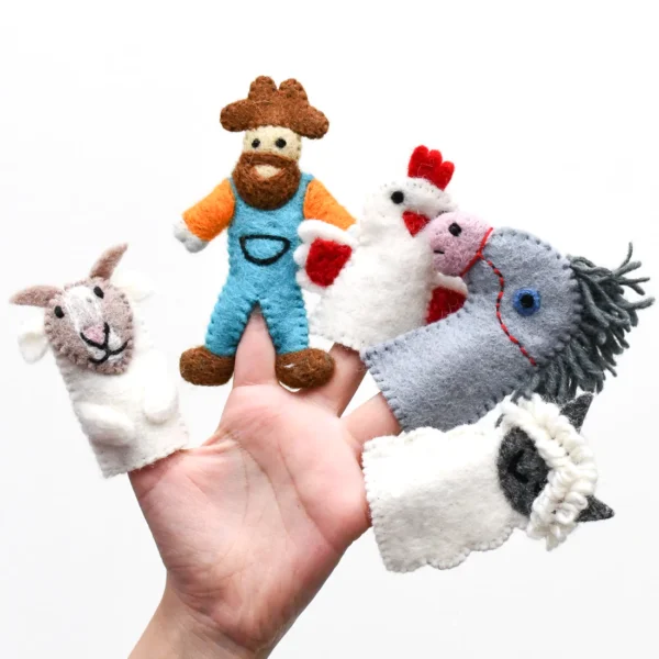 Old MacDonald Finger Puppet for Kids