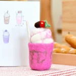 hand felted milkshake