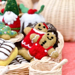 set of 2 gingerbread cookies