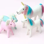 unicorns with rainbow hair