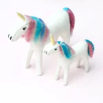 handcrafted felt unicorn toy