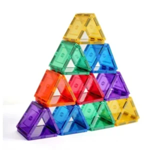 Small Square Magnetic Tile Pack (Set of 36) by Learn & Grow Toys