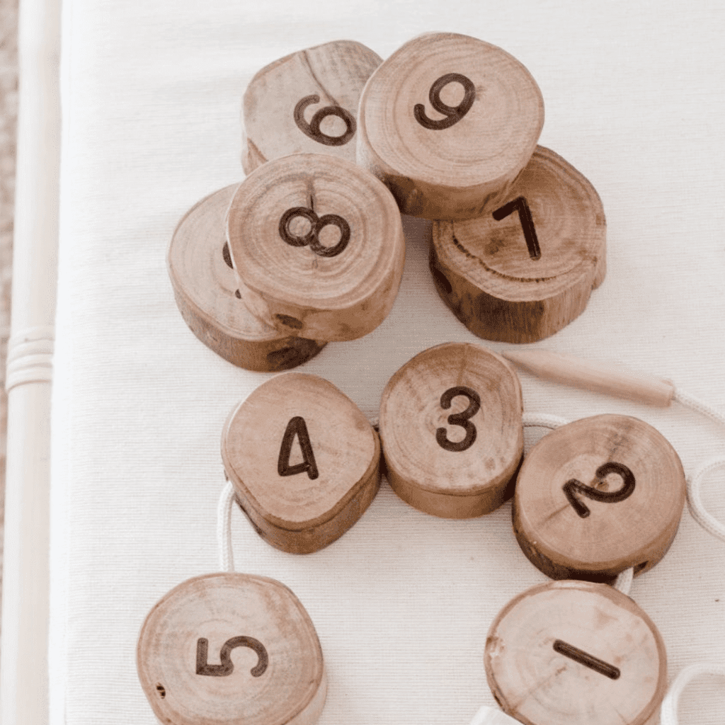 Tree Number Lacing/ Threading Set by QToys