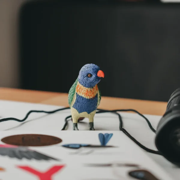 Rainbow Lorikeet Plastic Replica