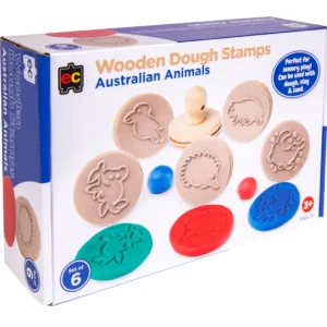Wooden Dough Stamps (Australian Animals)
