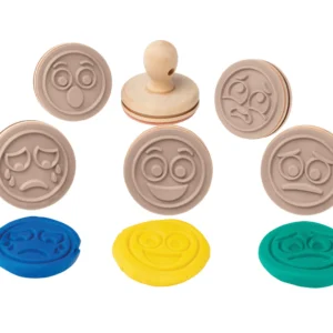 Wooden Dough Stamps (Emotions)