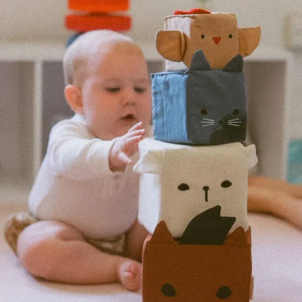 soft block farm animal pack of 4 for babies