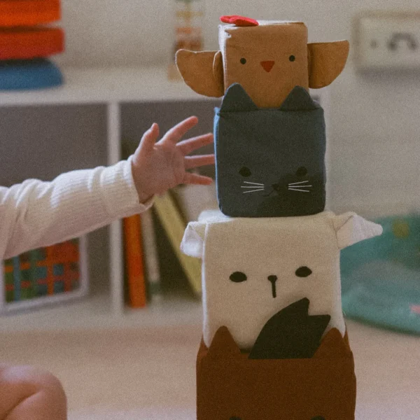 Soft Baby Farm Animals Blocks Pack of 4