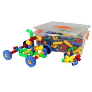 Pipe Tubes (128 Pieces) Construction Set by Billy Kidz