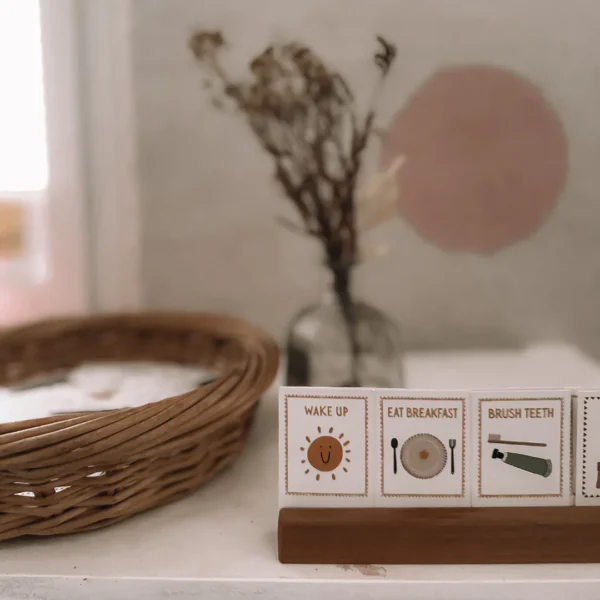 Wooden Routine Cards for ADHD