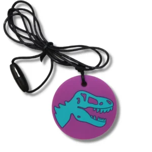 Chew Necklace (Dinosaur/Medium) by Jellystone Designs