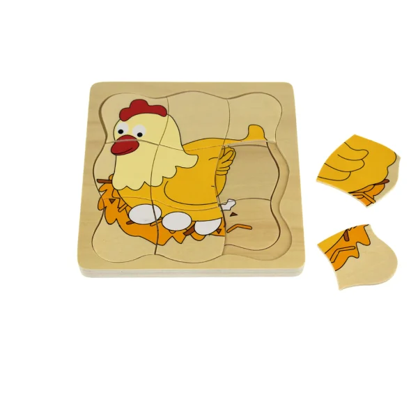 Chicken Lifecycle (4 Layers Puzzle) by Kaper Kidz