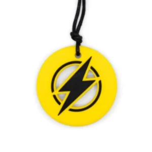 Chew Necklace (Yellow Strike/Medium) by Jellystone Designs