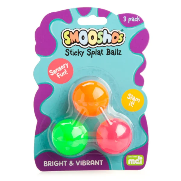 Vibrant Sticky Splat Balls Set