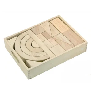Wooden Blocks in Tray (Set of 42) by VIGA Toys