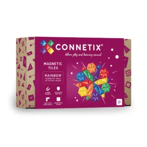 Rainbow Geometry (30 Piece) by Connetix Tiles