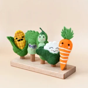 Vegetable Finger Puppets by Tara Treasures