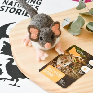 Felt Australian Toy (White Footed Dunnart) Parks Victoria Nature Mascots by Tara Treasures