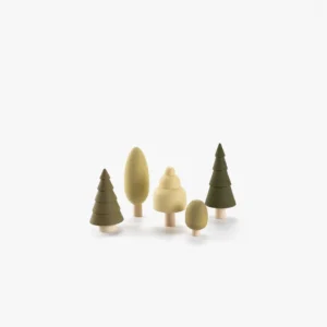 Wooden Forest Mini Green Trees by SABO Concept