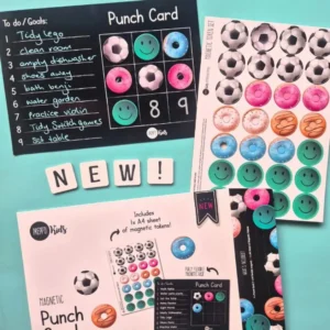 Magnetic Punch Card by Prepp'd Kids