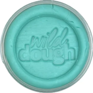 Seaglass Teal Playdough (Apple Scent) by Wild Dough