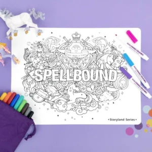 Silicone Colouring Placemat (Spellbound) by Little Change Creators