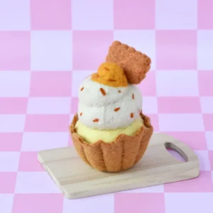 Felt Giant Biscoff Cupcake by Tara Treasures