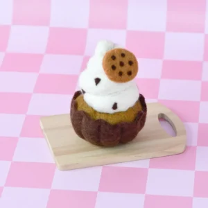 Felt Giant Cookies and Cream Cupcake by Tara Treasures