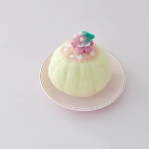 Felt Pink Strawberry Bundt Cake by Tara Treasures