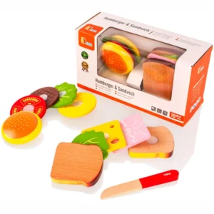 Hamburger And Sandwich Set by VIGA Toys