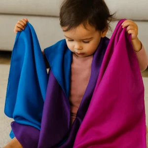 Purple Play Silk (90cm) by Play Silkies