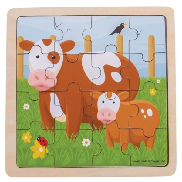 Cow and Calf Puzzle by BigJigs