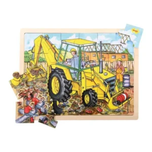 Large Tray Puzzle (Digger) by BigJigs