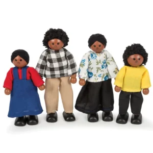 Tidlo Wooden Multicultural Dolls
