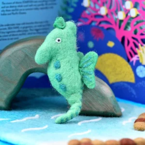 Felt Seahorse (Coral Reef Fish) by Tara Treasures